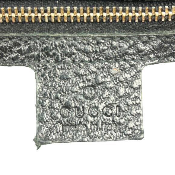 Gucci Black Pebbled Leather 1961 Jackie Top Handle Front G Clasp Front Handbag - Picture 12 of 14